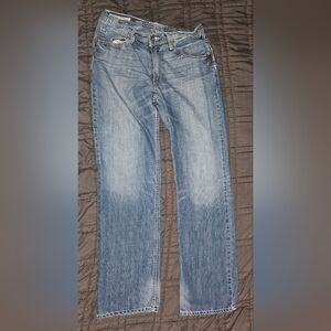 Classic Denim Straight-Leg Jeans